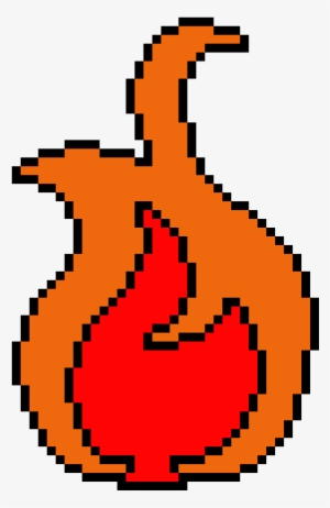 Fire Element Symbol - Pixel Art Deadpool Logo #2003499