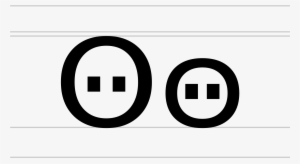 Cyrillic Letter Binocular O - Computer File #2003737