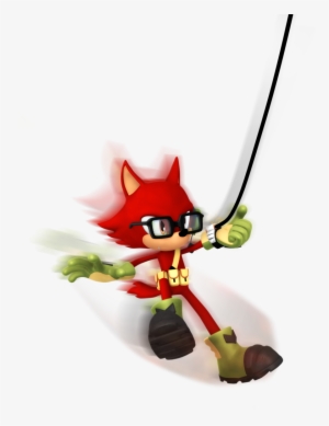 Another Render Of The New Custom Hero From Sonic Forces - Custom Hero Sonic Forces #2004047