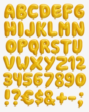 Balloons Letters Png - Tipografia Balloon #2004216