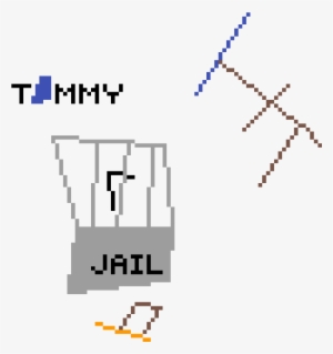 Tommy Inside A Portal And A Portal Gun In Jail - Space Invaders #2004250