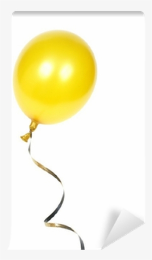 Yellow Balloon With Ribbon Isolated On White Background - Balloon #2004727 Yellow Balloon With Ribbon Isolated On White Background - Balloon #2004727