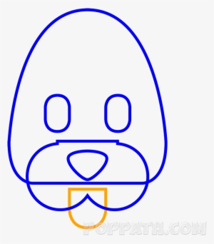 A Dog Emoji Shows That A Cute Dog Is Smiling With Its - Dog #2005098 A Dog Emoji Shows That A Cute Dog Is Smiling With Its - Dog #2005098