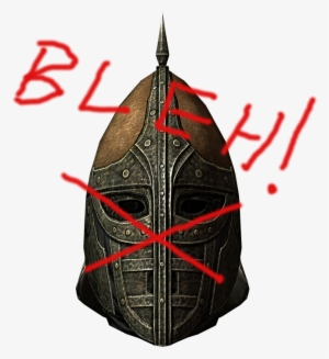 Skyrim Guard Helm Bleh - Knee #2005408