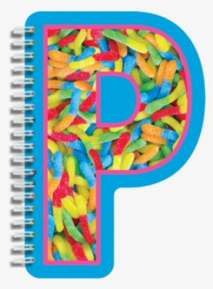P Initial Notebook - Iscream Microbead Fleece-backed Letter P Initial Pillow #2006411