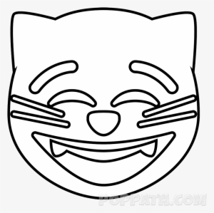 Start Coloring Your Emoji Now - Cat Emoji Drawing #2006665