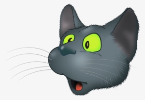 Black Cat Emoji Messages Sticker-3 - Cat #2006927