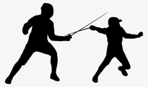 8 Fencing Silhouette - Pirate Silhouette Png #2007077