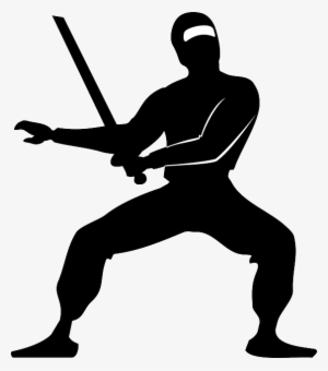 Sword Drawn - Ninja Clipart #2007327