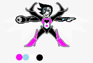 Mettaton Neo Colored Battle Sprite - Mettaton Neo Shoulder Pads #2007418