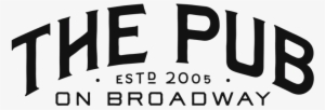 Thepub Primarylogo Black - Portable Network Graphics #2008384