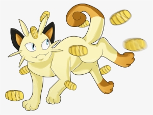 #052 Meowth Used Pay Day And Night Slash - Cartoon #2008659 #052 Meowth Used Pay Day And Night Slash - Cartoon #2008659