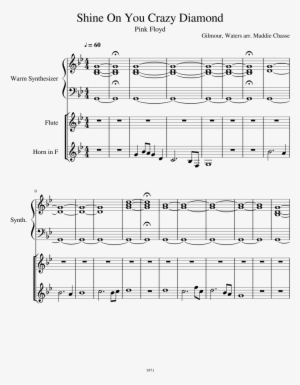 Shine On You Crazy Diamond Sheet Music Composed By - Song #2008851