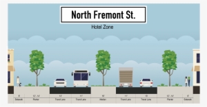 The Existing “pork Chop” At Casanova Is Proposed To - Street #2008870