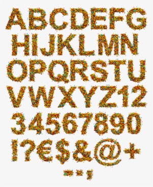 Color Tinsel Bright Font - Sans Serif Font Bold #2009787