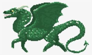 Green Dragon - Pixel Art #2009889