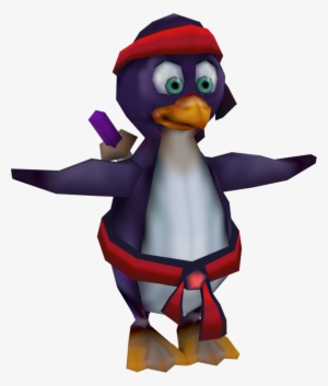 Racing Clipart Penguin - Crash Tag Team Racing Ninja Penguins #2010339