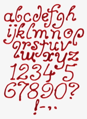 Tinsel Font - Transparent Tinsel Alphabet Fonts #2010388