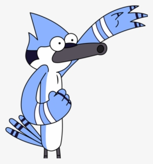 Mordecai Sticker - Regular Show Mordecai And Rigby - Free Transparent ...