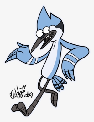 Mordecai By Mekki On Clipart Library - Cartoon Mordecai #2010537