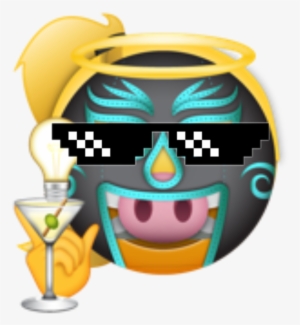 Sunglasses Mlg Pig Sweden Sverige Angel Emoji Emojistic #2010896