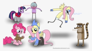 Facelesssoles, Benson, Clothes, Costume, Crossover, - Regular Show And Mlp #2011201