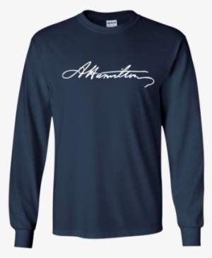 Alexander Hamilton Signature T-shirt Ls Ultra Cotton #2011516