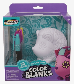 Color Blanks 3d Coloring Hedgehog - Rose Art Color Blanks, Duck #2012214