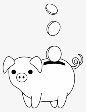 Piggy Bank Clip Art - Easy To Draw Piggy Bank #2012623