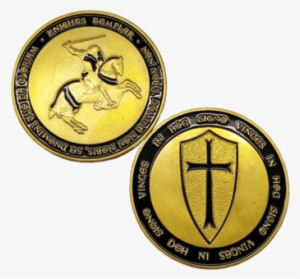 Knights Templar Cross Souvenir Crusader Commemorative - Commemorative Coin #2013124