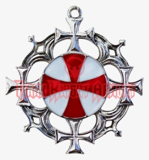 Solar Cross Templar Necklace #2013181