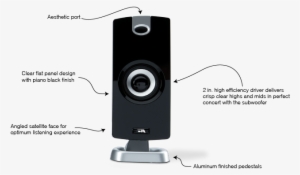 Satellites Are Magnetically-shielded With A 2 Inch - Satellite Driver On Speaker #2015145