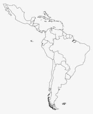 Latin America - Blank Map Of Spanish Countries #2015208