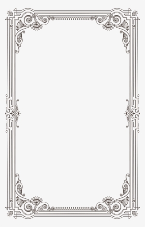 Retro Decorative Frame - Wedding Invitation #2015620