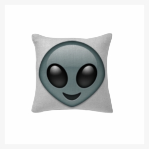 Shop Alien Emoji Pillow Pillow By Hellz #2015923