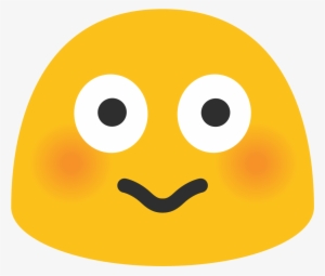 Emoji U1f633 Svg Wikimedia Commons - Google Emoji Flushed Face #2016243