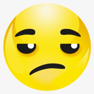 Worried Uneasy Face Emoji - Emoji #2016343