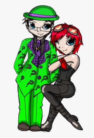 Riddler Drawing Adorable Jpg Free Stock - Riddler Chibi #2016398