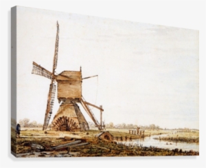 Landscape With Watermill Canvas Print - Landscape With Watermill #2016899