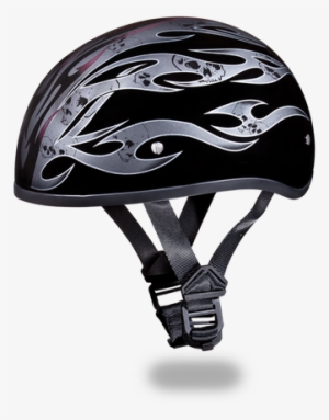 D - O - T - Daytona Skull Cap- W/ Tribal Flames #2017089 D - O - T - Daytona Skull Cap- W/ Tribal Flames #2017089