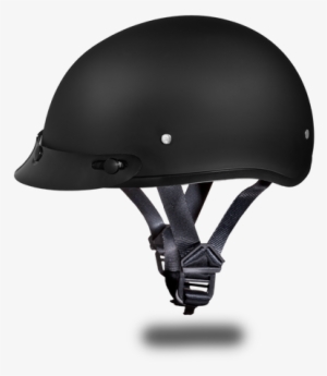 D - O - T - Daytona Skull Cap- Dull Black - Half Shell Helmets For Kids #2017110