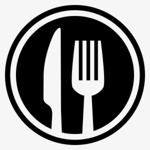 Fork And Knife Cutlery Circle Interface Symbol For - Rock Band Drum Icon #2018051