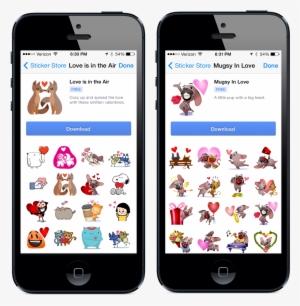 Wersm Love-stickers Facebook - Iphone #2018475