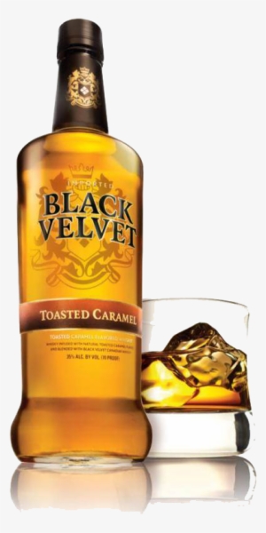 Clip Stock Black Velvet New Toasted Caramel Add To - Black Velvet Whiskey #2018618