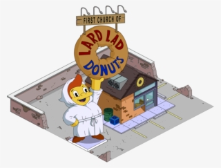 500px-église D - - Simpsons Lard Lad Donuts #2018833