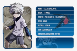 Biografia Killua Zoyldyck - Gon Freecss #2019509