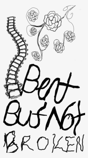 Scoliosis Drawing At Getdrawings - Bent Not Broken Png #2019832