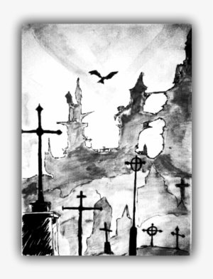 Cemetery Drawing - Cemetery #2020347