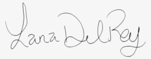 Lanadelrey Signature - Lana Del Rey Signature Png #2020422