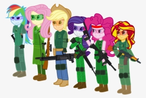 Airsoft, Aks-74u, Applejack, Artist - Sunset Shimmer Mlp Equestria Girls Mane 7 Gun #2022718